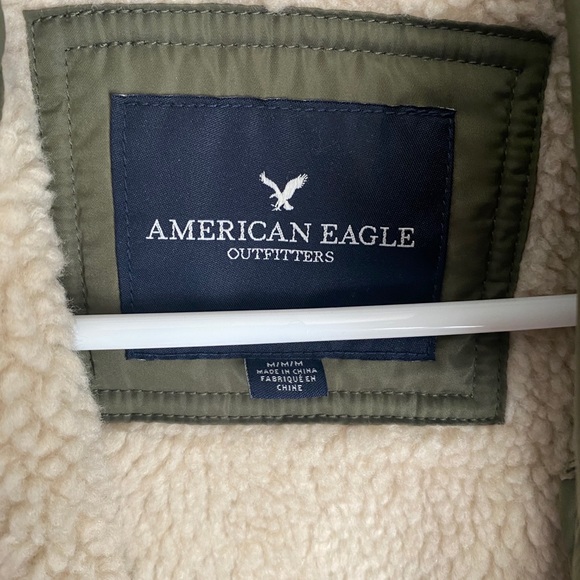 American eagle sherpa bomber jacket - Picture 3 of 4